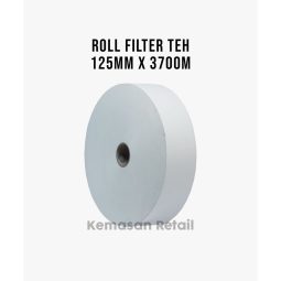 Roll Kemasan Filter Teh, Terrafilt 165 HS QE/1  lebar 125mm x 3700m