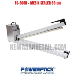 Mesin Hand Sealer Panjang 80cm Powerpack FS-800H