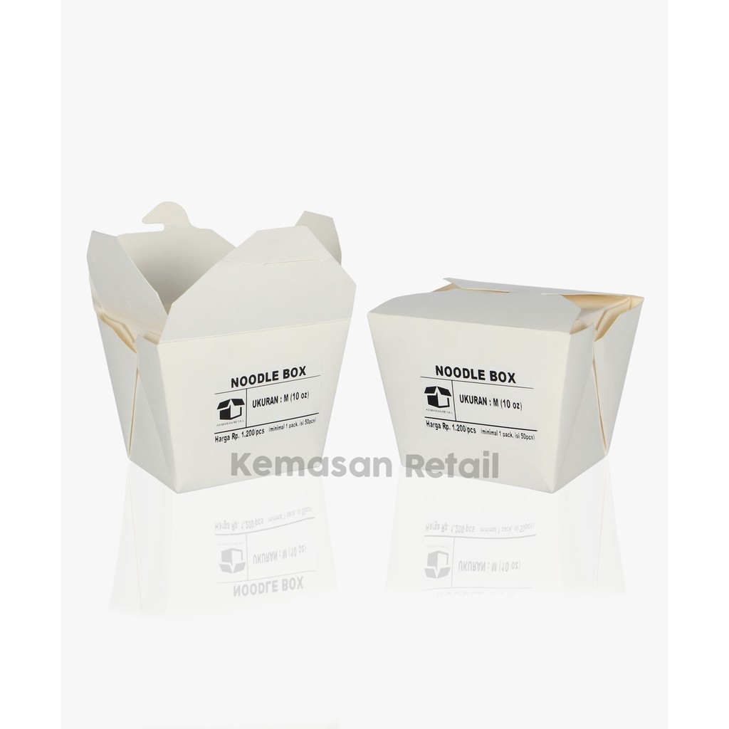 Food Pail / Rice Box / Noodle Box Size M 10oz 300ml - Image 2