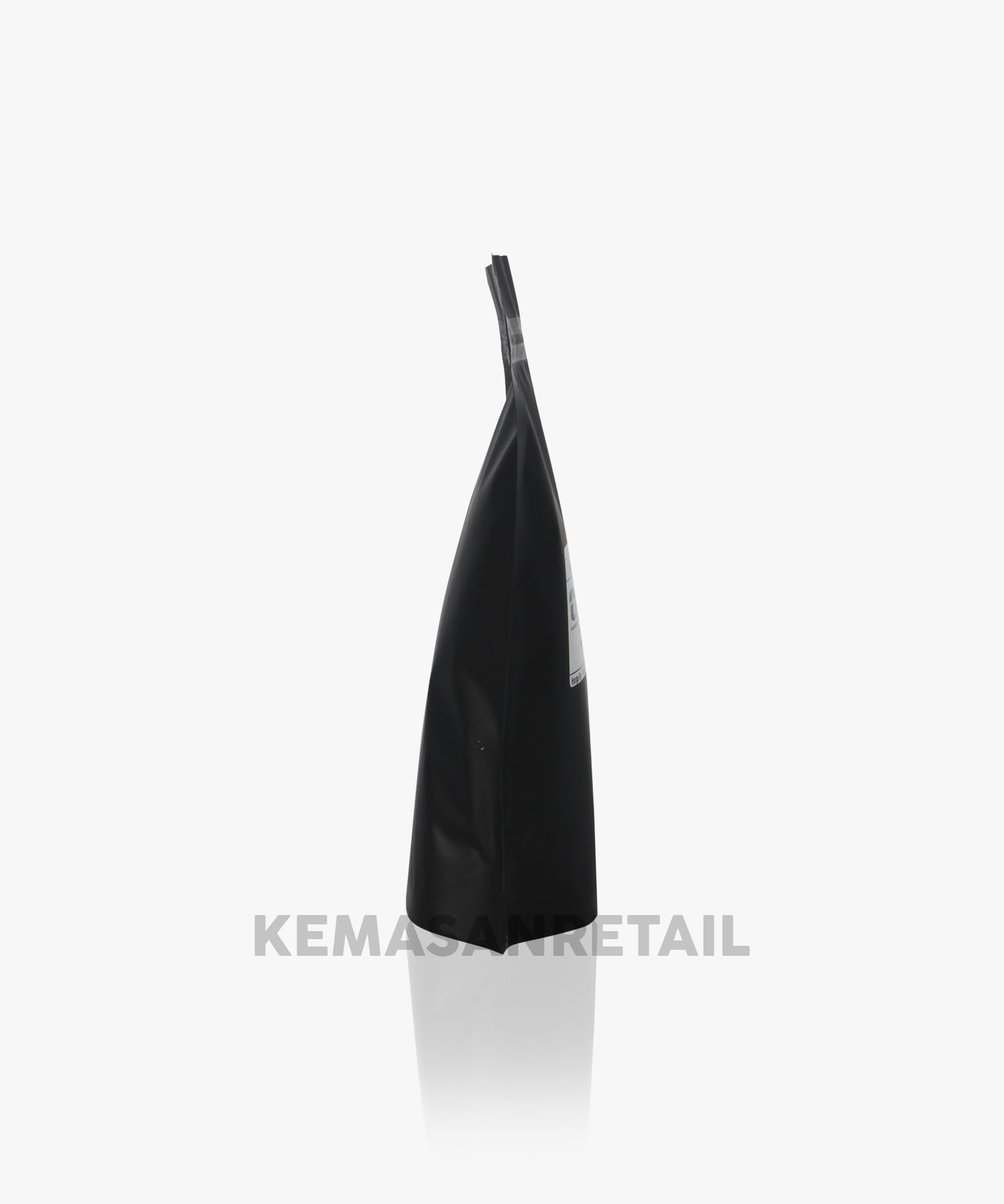 Kemasan Standing Pouch Zipper Hitam Doff 13x20 250gr HX - Image 3