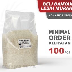 Plastik Gusset Vacuum Bag Nylon Kotak 16x30cm 1.5kg 150mic