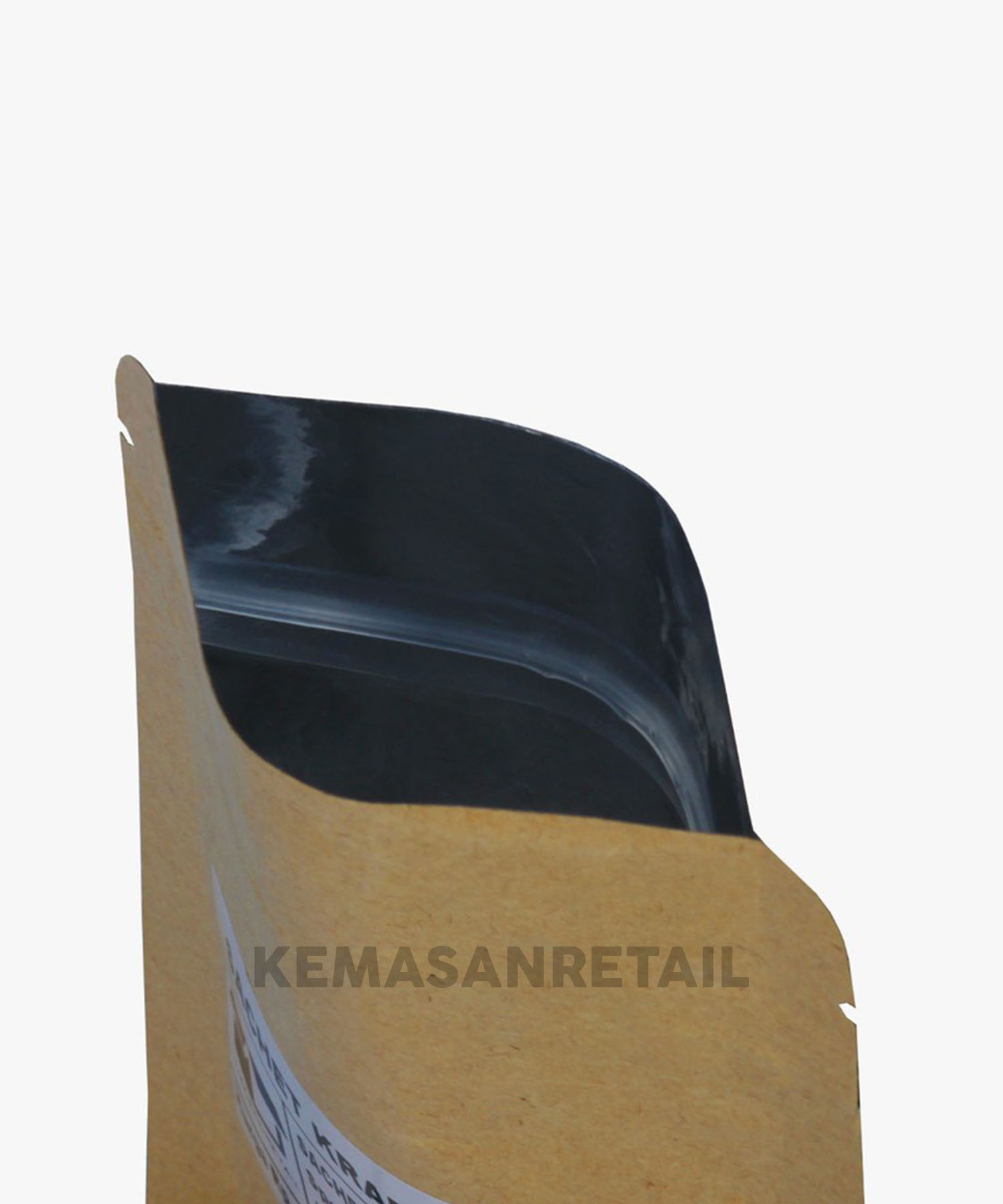 Kemasan Kantong Sachet Coklat Kraft Zipper 6x8 - Image 4
