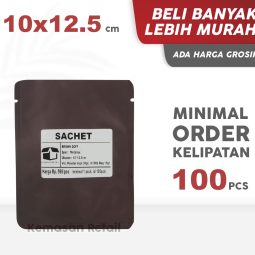 Kemasan Sachet Brown Doff 10x12.5 Kemasan Kopi Bubuk