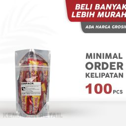 Kemasan Standing Pouch Canpack Transmet Kombinasi Zipper 13x20 250g
