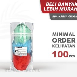 Kemasan Standing Pouch Canpack Transmet Kombinasi Zipper 14x23 500g