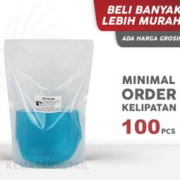 Kemasan Standing Pouch Bening Nylon Liquid/Cairan/Minuman 22x30 2000ml