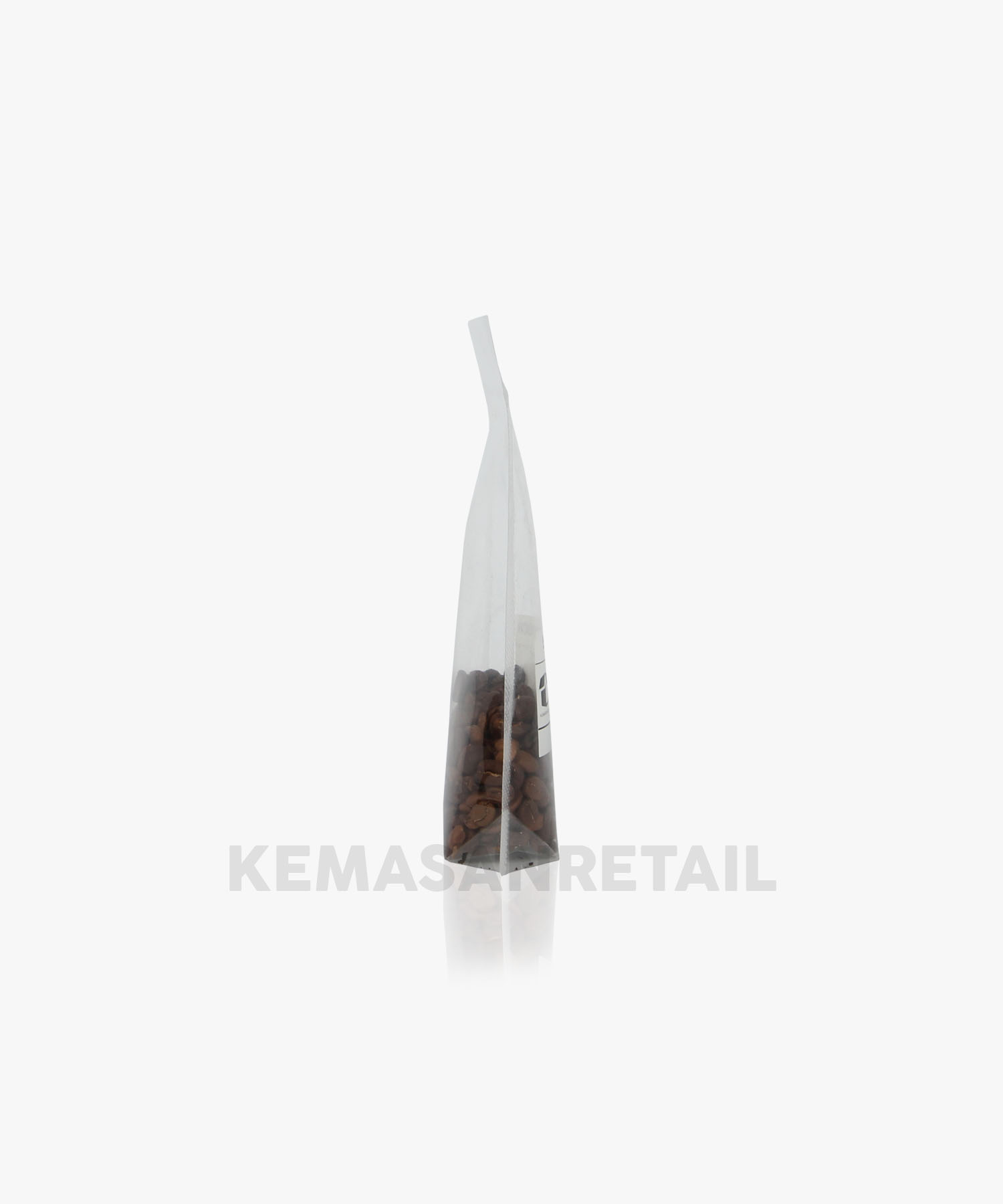 Kemasan Standing Pouch STP Klip Zipper PP Bening Double Seal 10x17.6 100g - Image 3