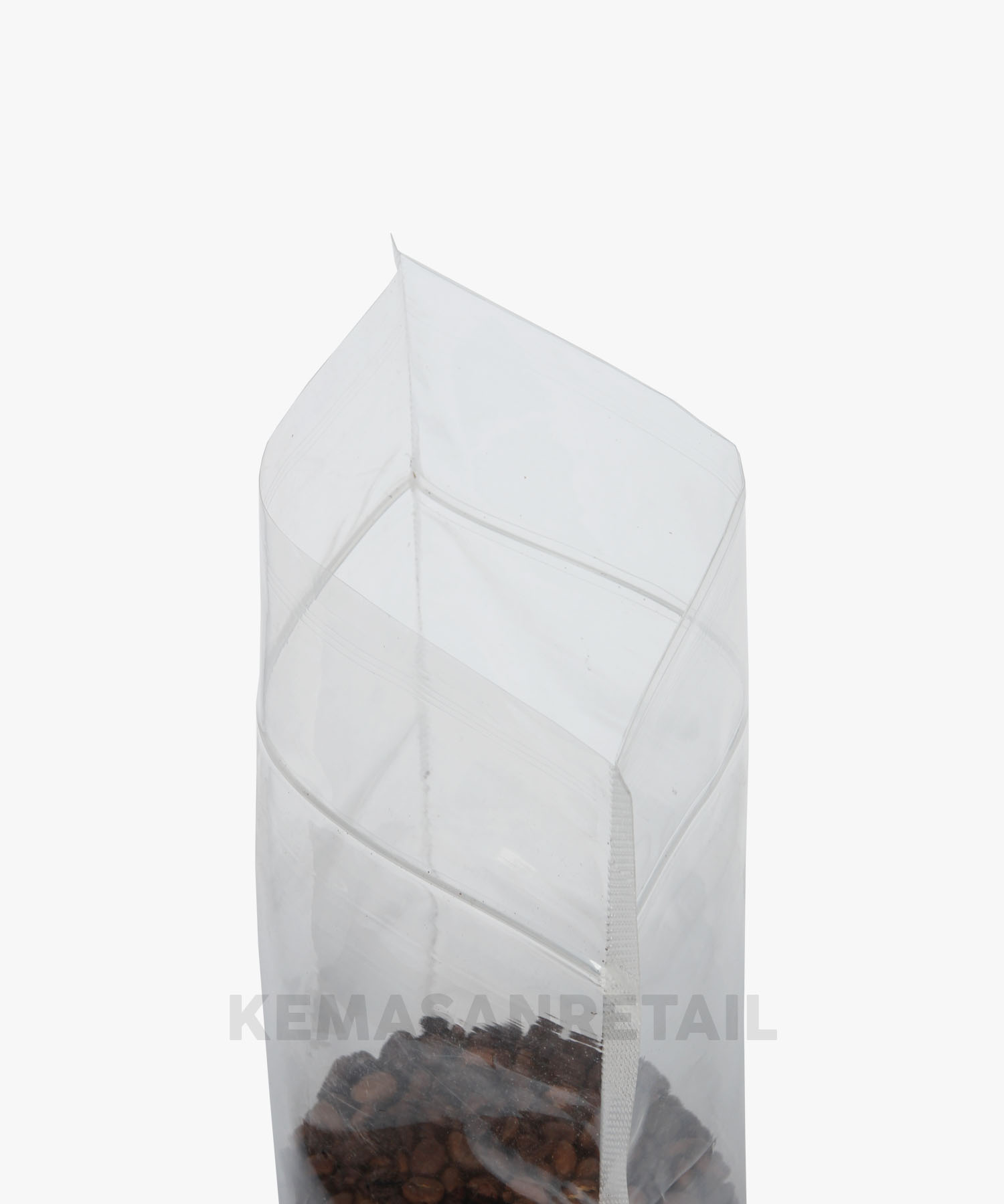 Kemasan Standing Pouch STP Klip Zipper PP Bening Double Seal 10x17.6 100g - Image 4