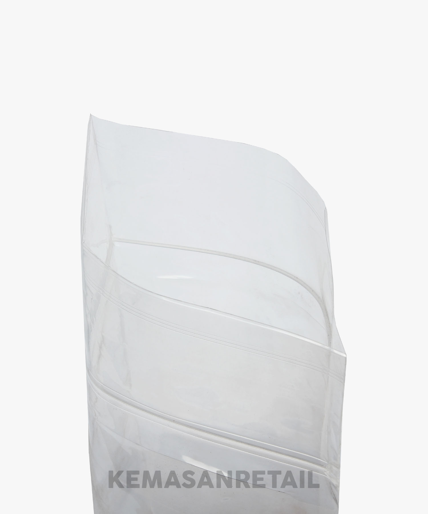 Kemasan Standing Pouch STP Klip Zipper PP Bening Single Seal 12x20 250g - Image 4