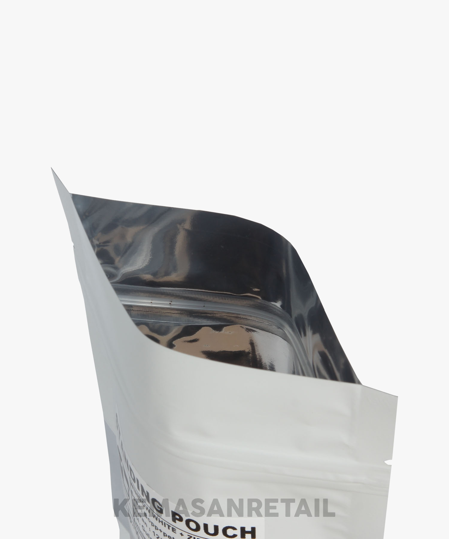 Kemasan Standing Pouch Window Zipper Putih Doff 14x22 500gr - Image 3