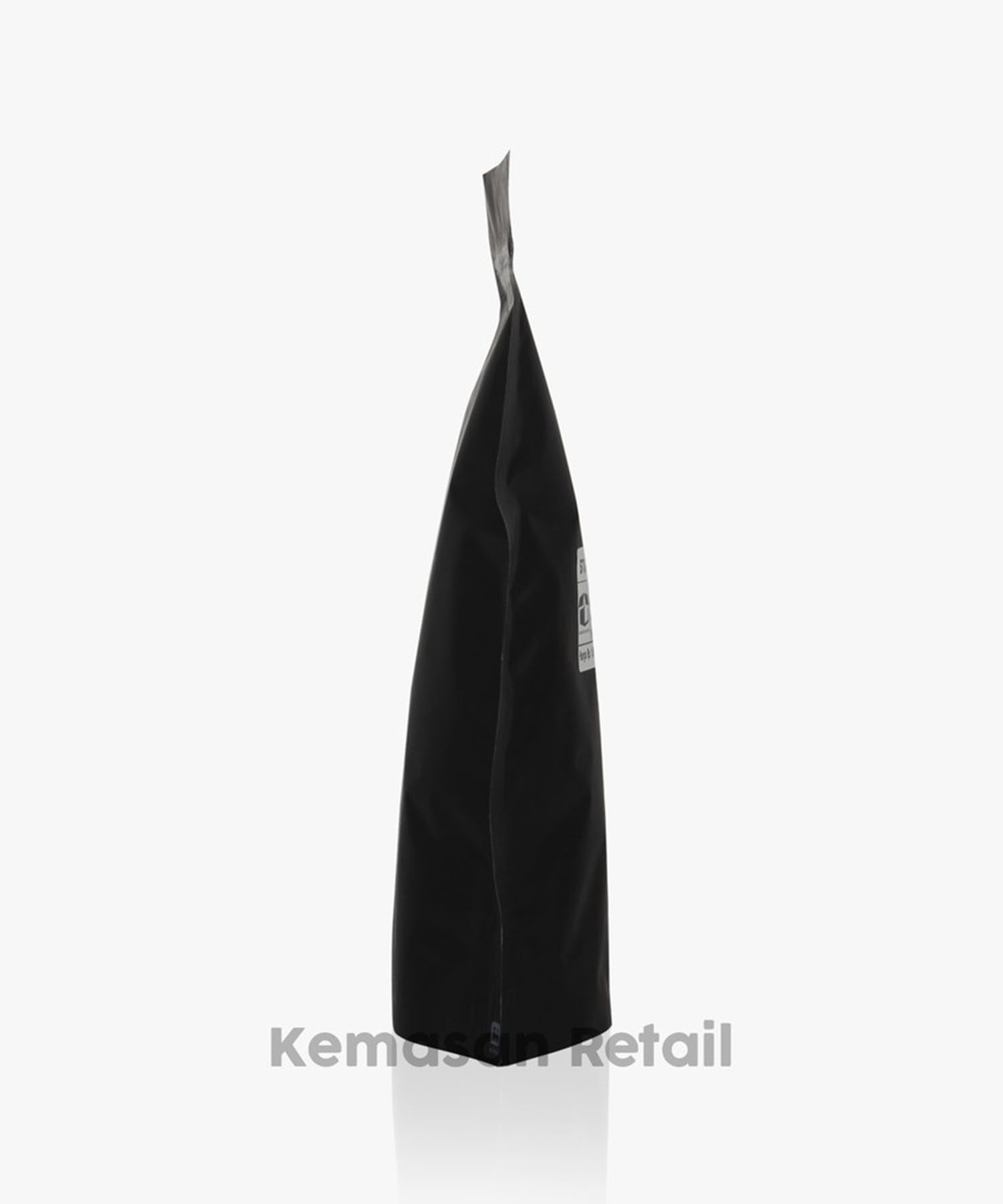 Kemasan Standing Pouch Alumunium Hitam Doff Zipper 18x29cm 1000gr PC - Image 3