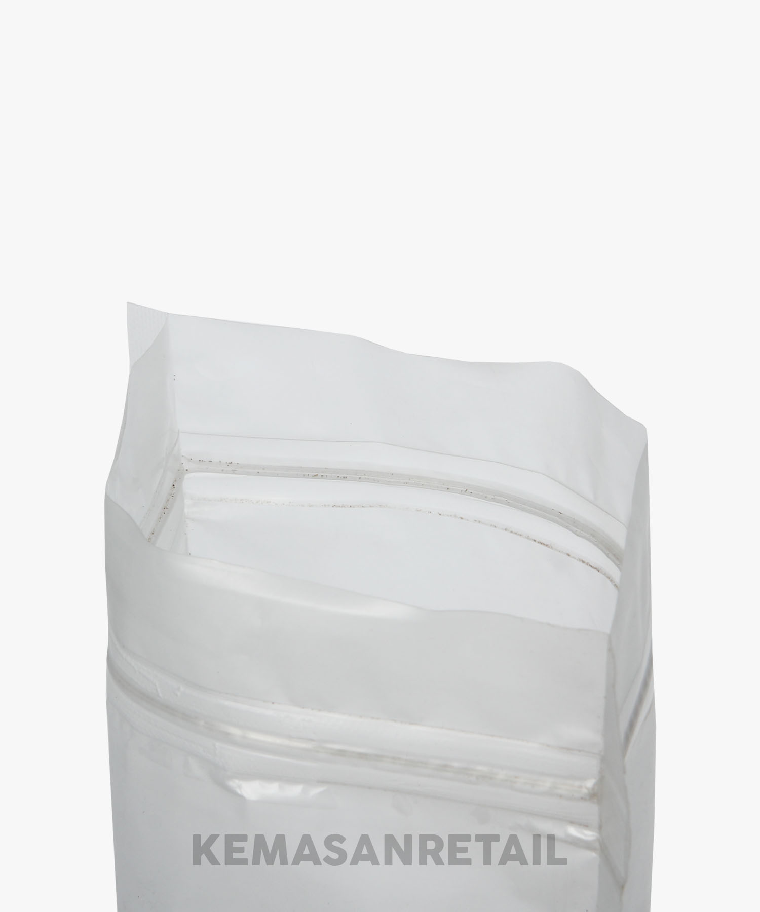 Kemasan Standing Pouch Transparan Bening Doff 16x32 1000gr - Image 4