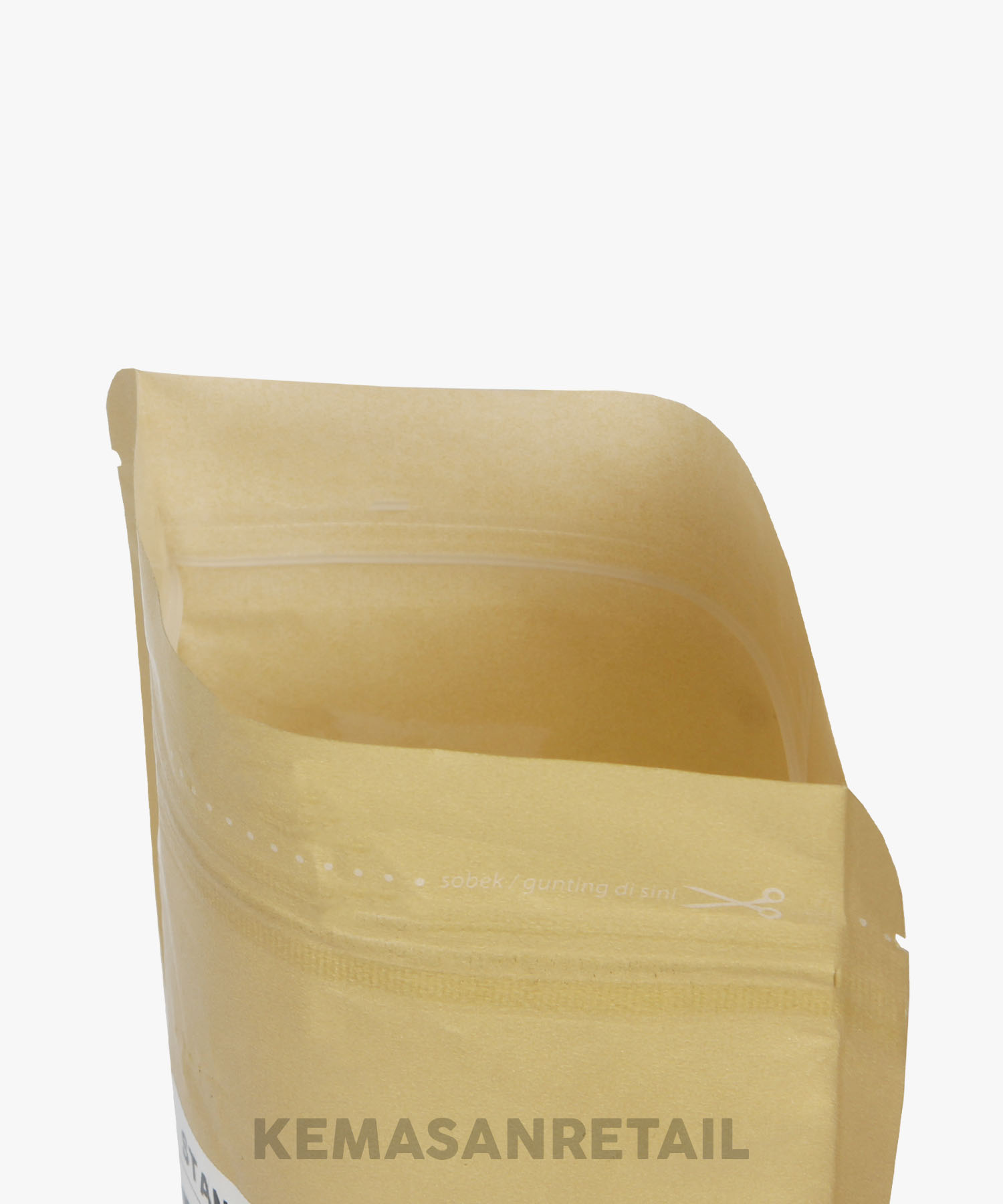 Kemasan Standing Pouch Ecopack Lithopaper Zipper Window 16x25.5 750gr - Image 4