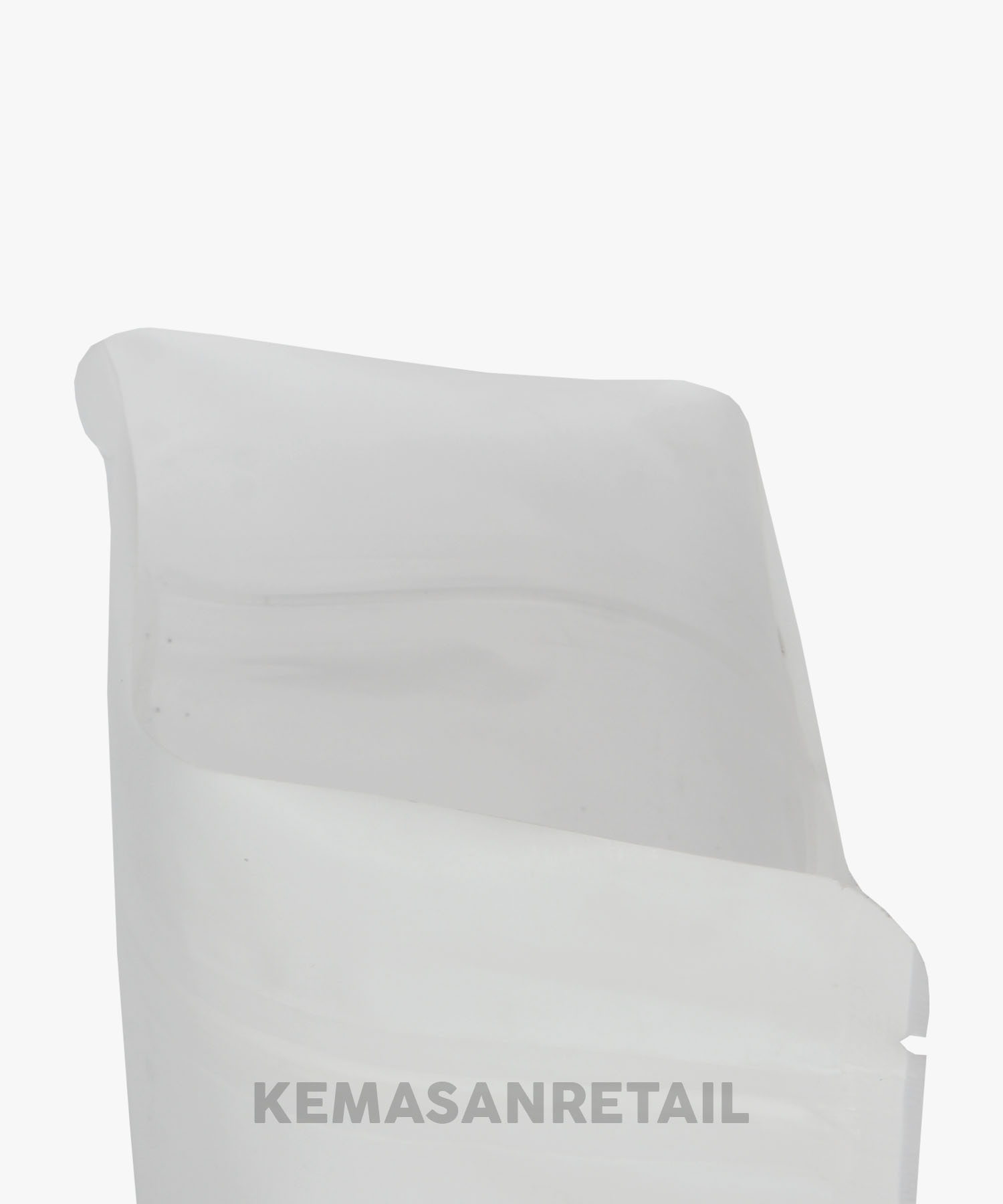 Kemasan Standing Pouch Zipper Window Putih Doff 13x20 250g - Image 4