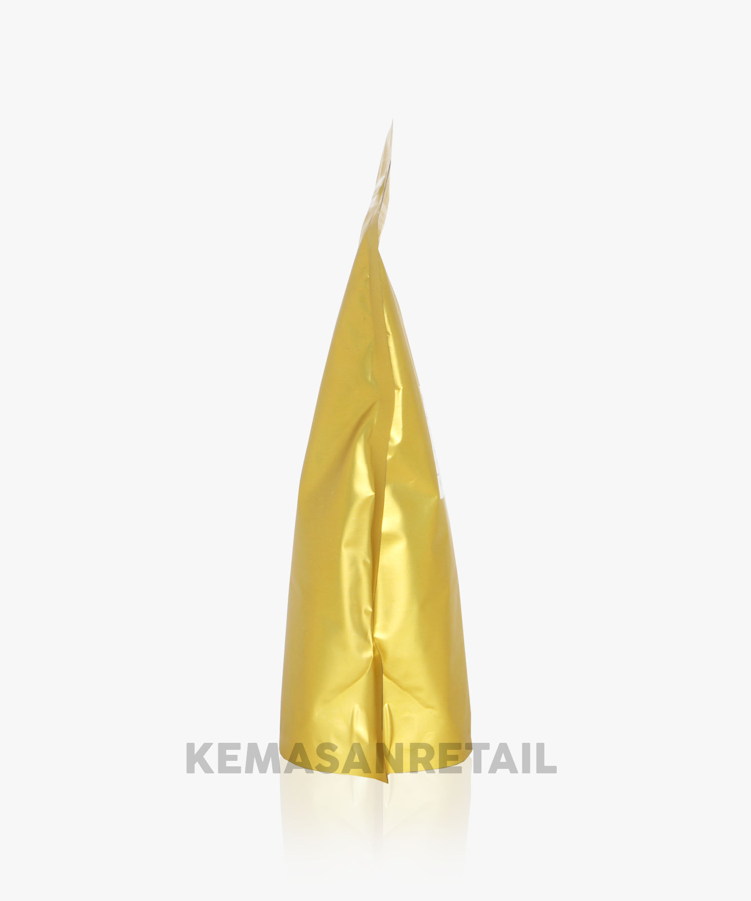Kemasan Standing Pouch Zipper Gold Doff 14x23 500g - Image 3