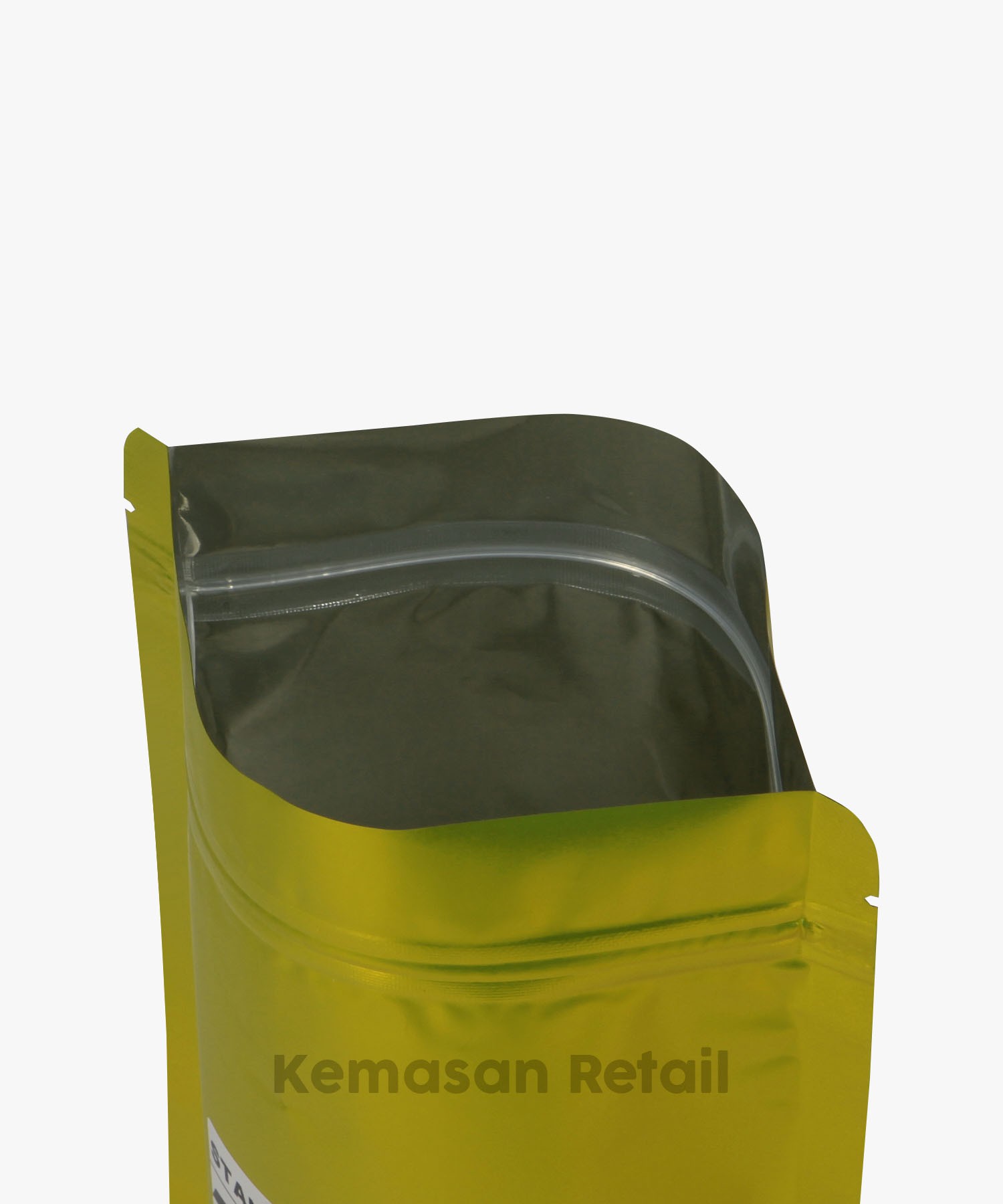 Kemasan Standing Pouch Zipper Kuning Glossy 16x24 750gr - Image 4