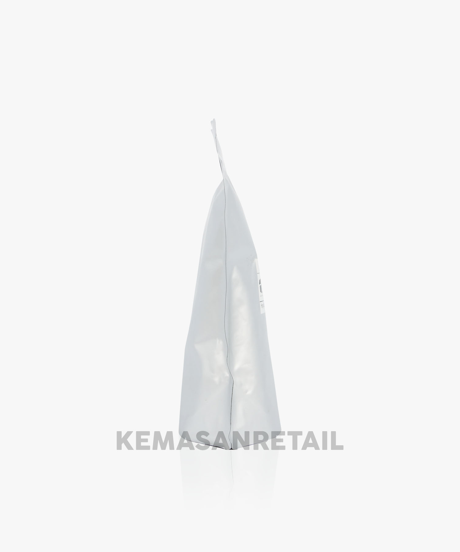 Kemasan Standing Pouch Aluminium Silver Doff Zipper 16x23 250g - Image 3
