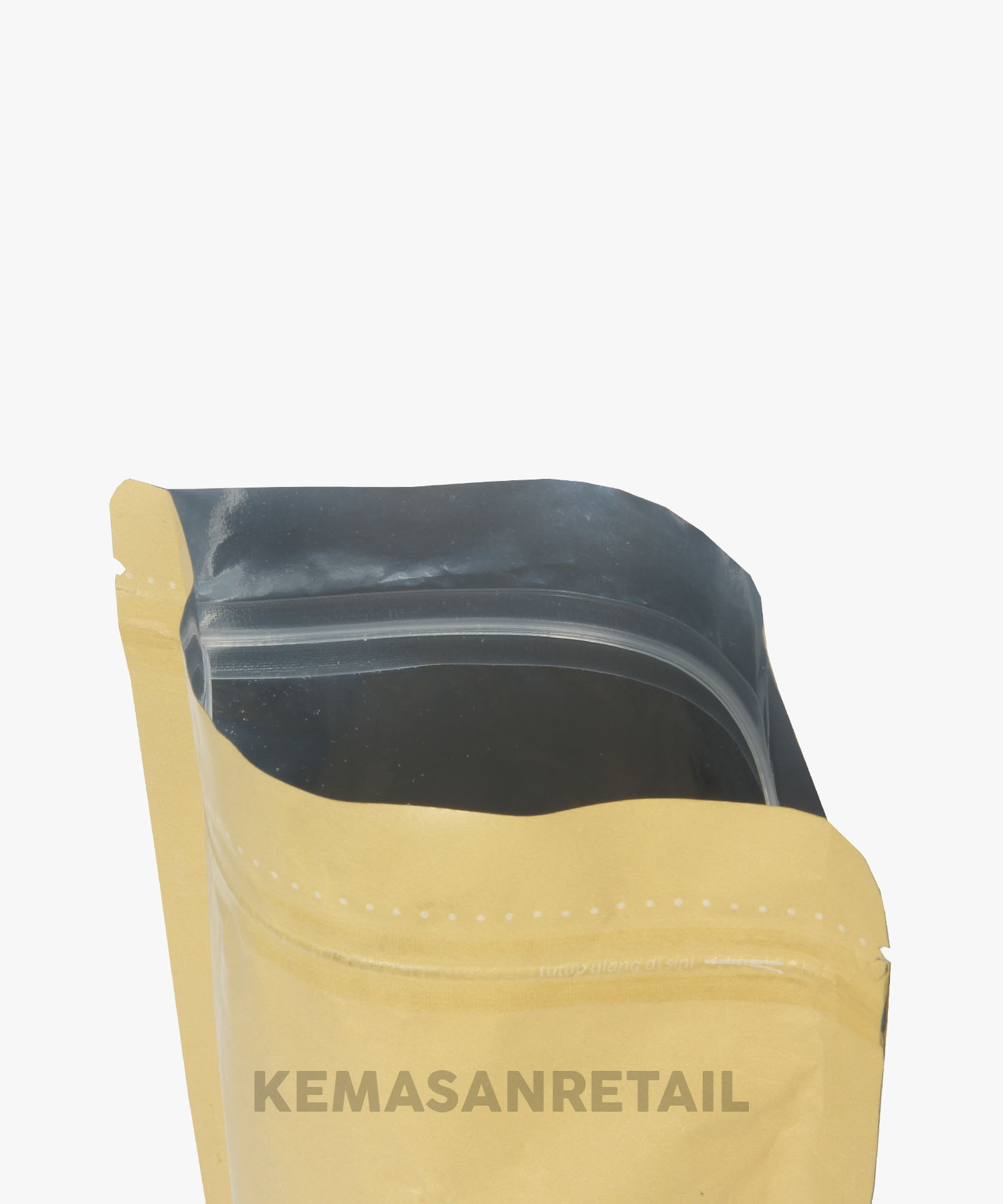 Kemasan Standing Pouch Ecopack Lithopaper Zipper 9x15 150gr - Image 4