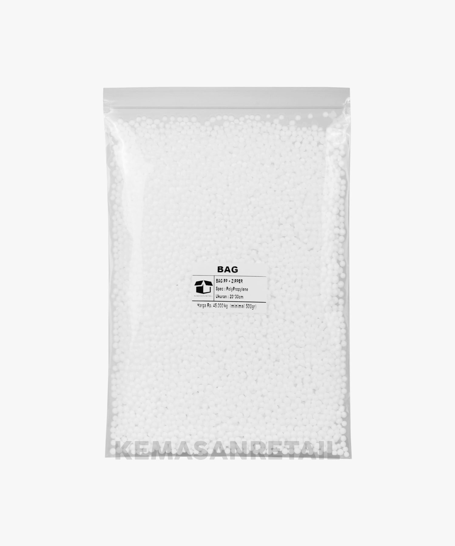 Kemasan Plastik Kantong Bag Klip Zipper PP Bening 20x30 - Image 2