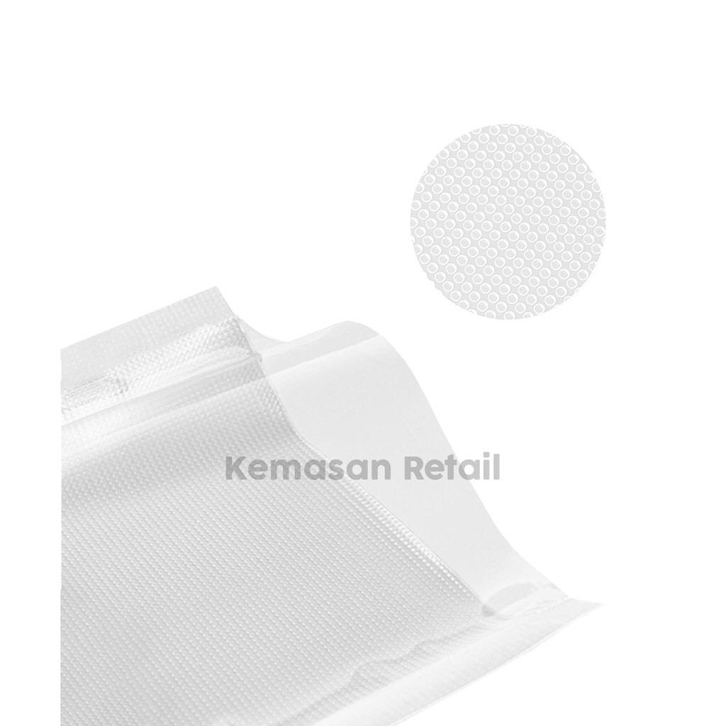 Kemasan Kantong Plastik Frozen Vacuum Nylon Embossed 20x25 - Image 2