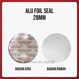 Segel Seal Alu Foil Induksi Cup/Botol/Toples Diameter 28mm
