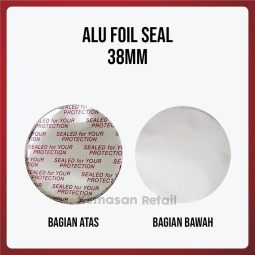 Segel Seal Alu Foil Induksi Cup/Botol/Toples Diameter 38mm