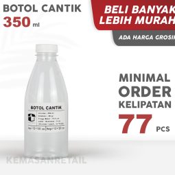 Botol Cantik 350ml Tutup Putih