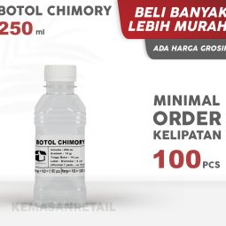 Botol Chimory 250ml 14gr + Tutup Putih