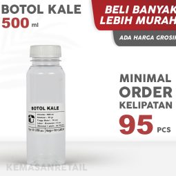 Botol Kale 500ml 35gr + Tutup Putih