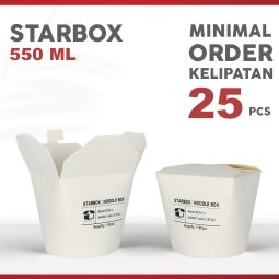 Kemasan Take Away Mangkuk Kertas Pintar Starbox 550 ml