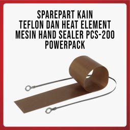 Sparepart Kain Teflon dan Heat Element Mesin Hand Sealer Powerpack PCS-200
