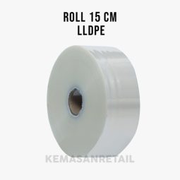 Roll Plastik Bening Kemasan OPP-LLDPE lebar 15cm x 1000m