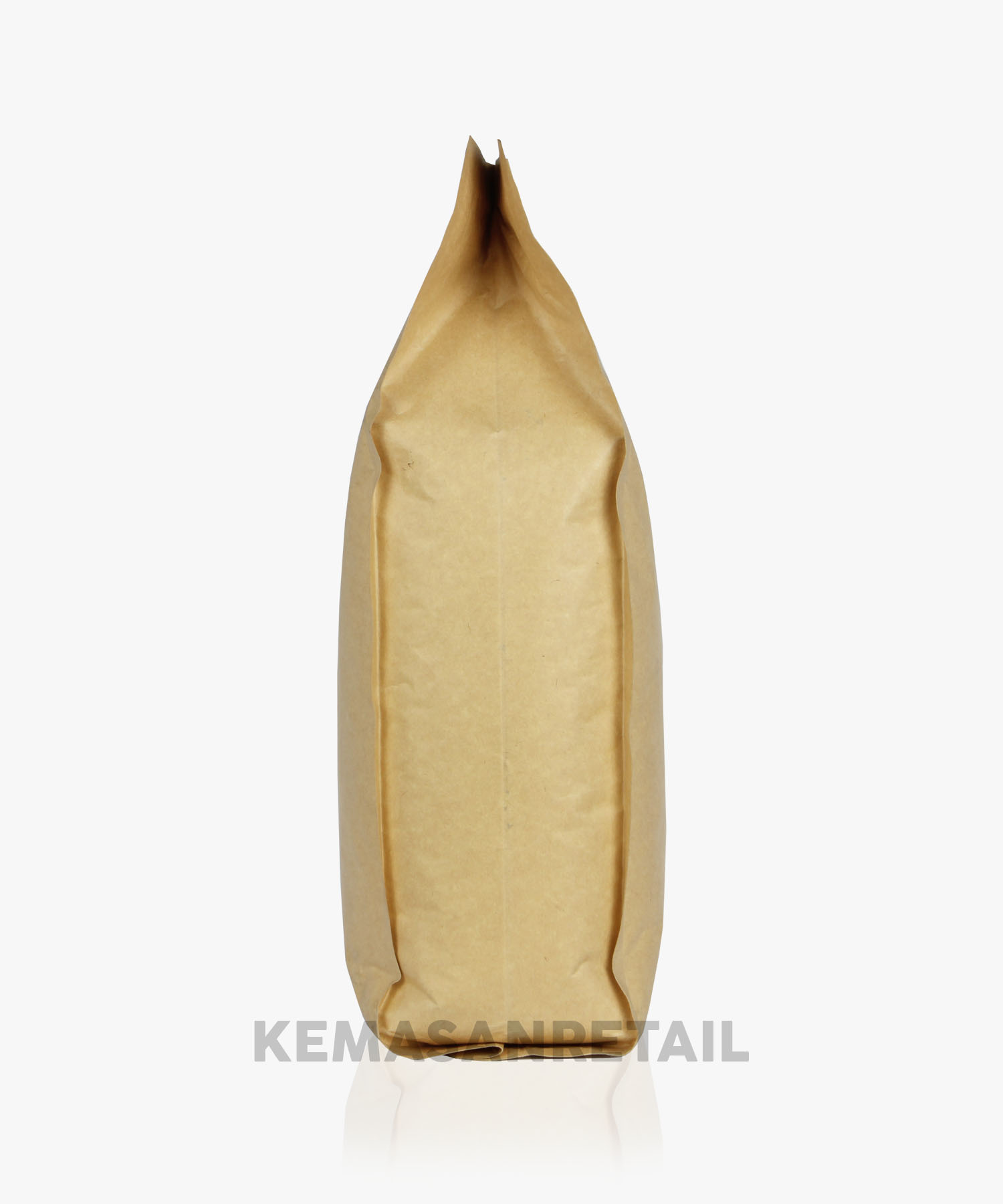 Kemasan Gusset Quadseal Kraft Paper Doff 15x39 1000g - Image 3