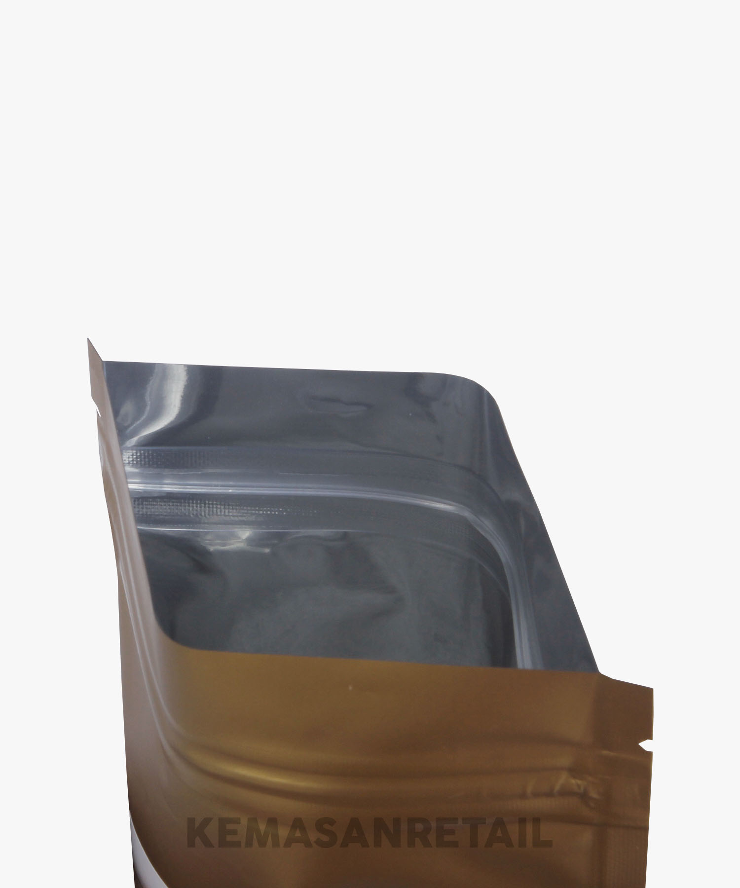 Kemasan Kantong Sachet Zipper Gold Doff Doff 10x15 - Image 4