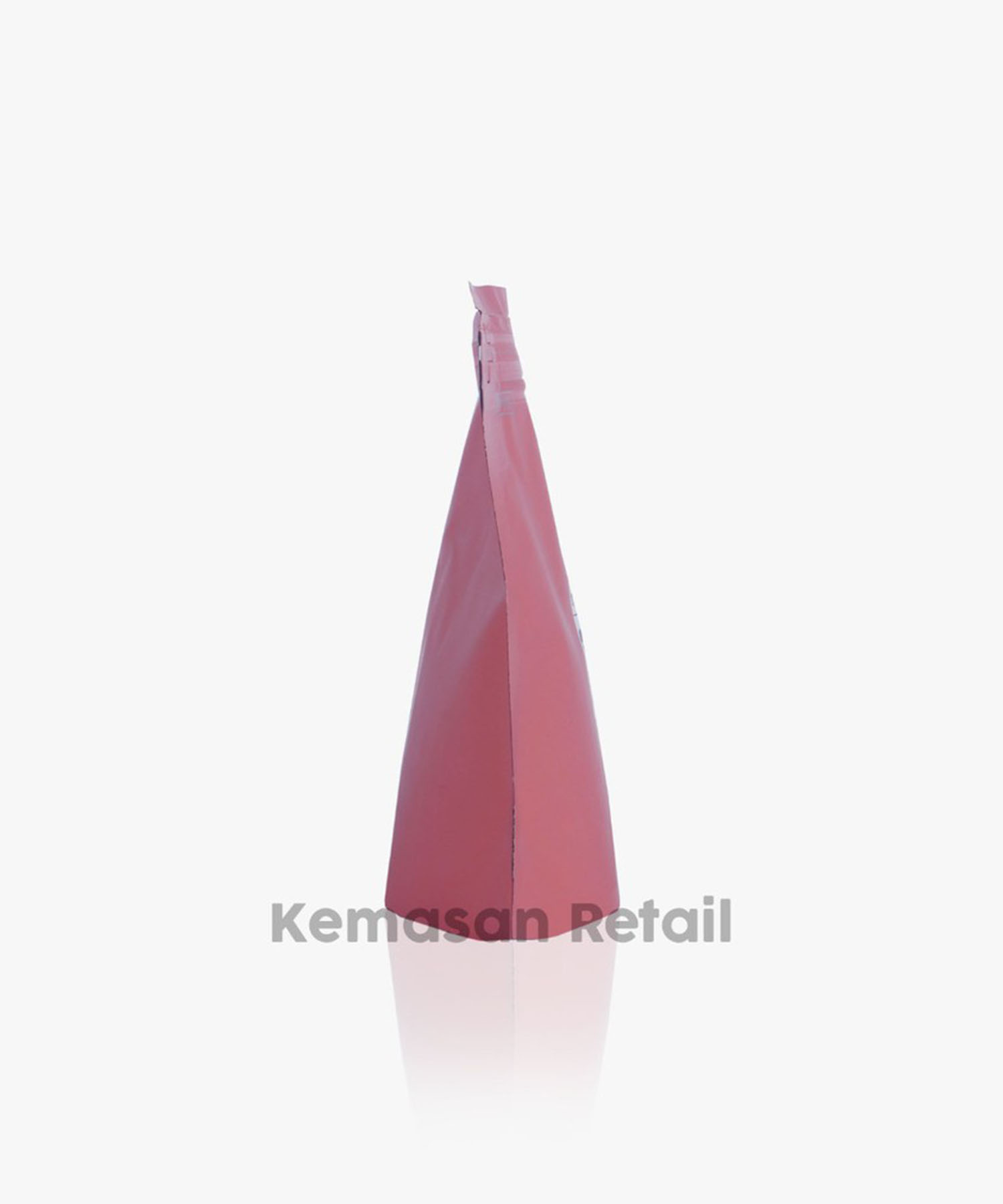 Kemasan STP Trapesium Import Zipper Pink Doff 22x17.5 +Valve - Image 3